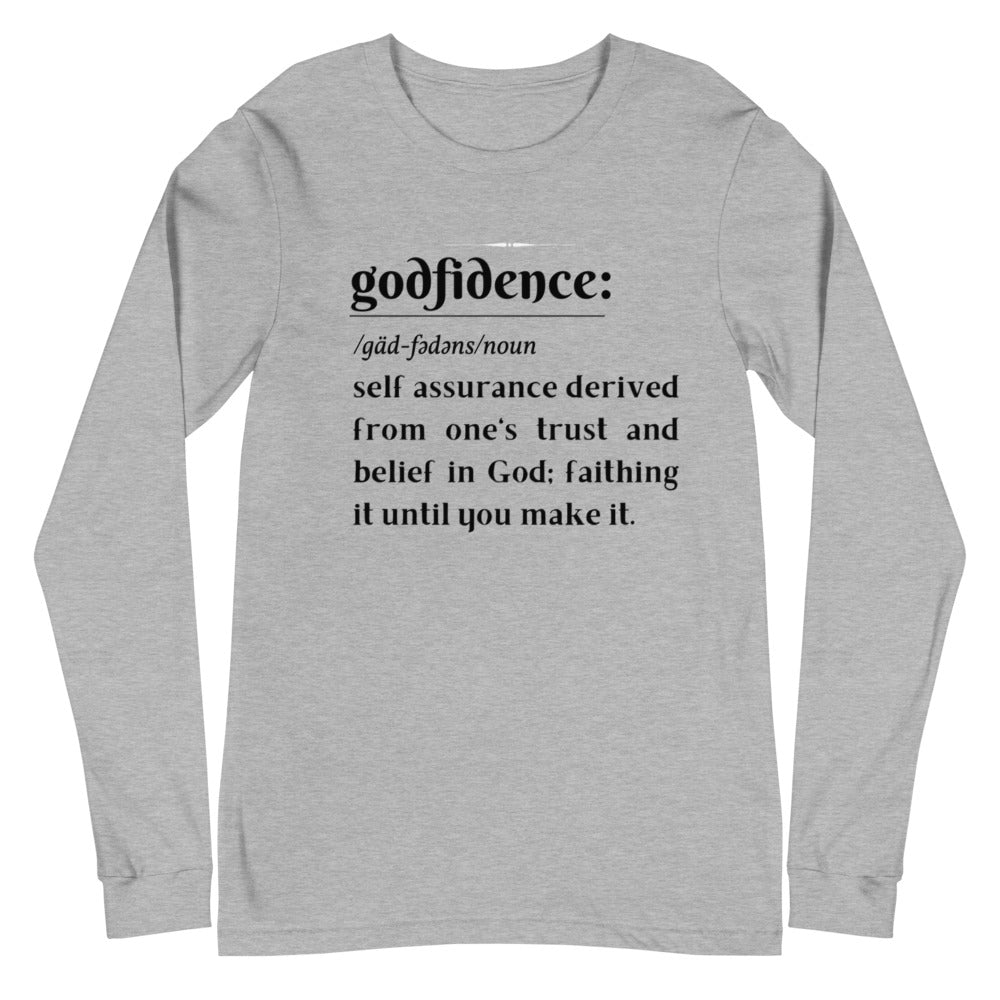 Godifidence Unisex Long Sleeve Tee