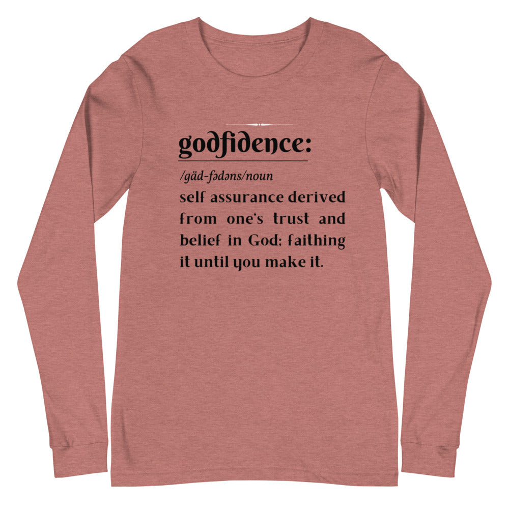 Godifidence Unisex Long Sleeve Tee