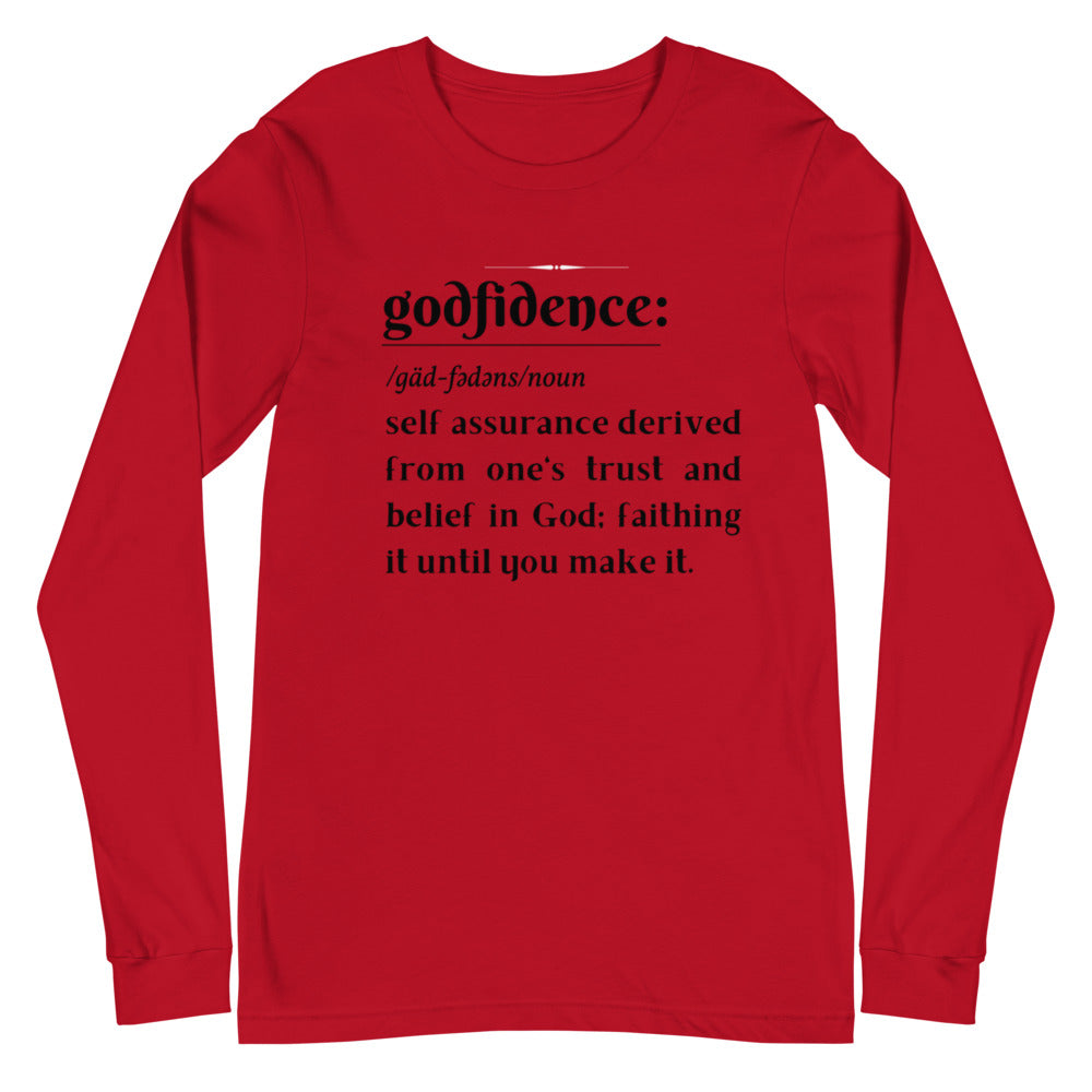 Godifidence Unisex Long Sleeve Tee