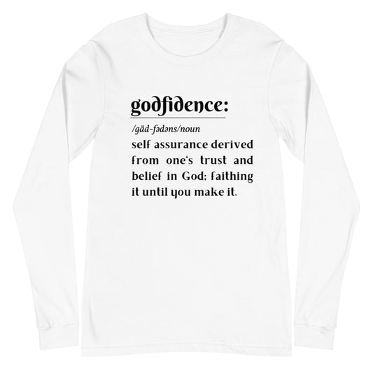 Godifidence Unisex Long Sleeve Tee